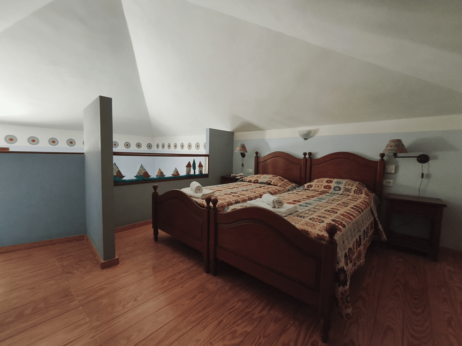 Second sleeping area at Alisahni Villas in Kiotari, Rhodes.